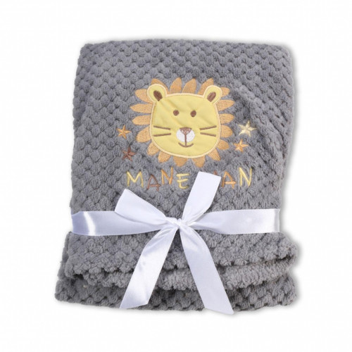Βρεφική κουβέρτα Fleece Cangaroo Freya Grey 3800146263966