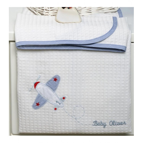 ΚΟΥΒΕΡΤΑ ΠΙΚΕ ΚΟΥΝΙΑΣ 100Χ140CM BABY OLIVER DES 145 CIEL 46-6720/145