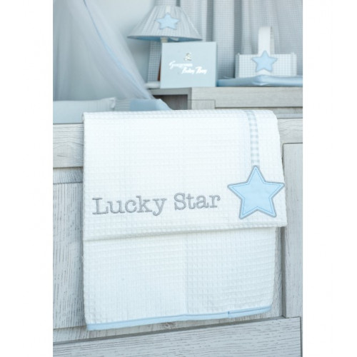 ΚΟΥΒΕΡΤΑ ΠΙΚΕ ΚΟΥΝΙΑΣ 100Χ140CM BABY OLIVER DES 309 BLUE 46-6720/309