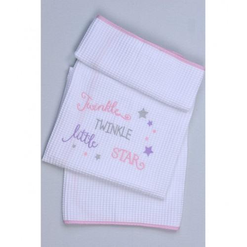 ΚΟΥΒΕΡΤΑ ΠΙΚΕ ΚΟΥΝΙΑΣ 100Χ140CM BABY OLIVER DES 352 PINK 46-6720/352