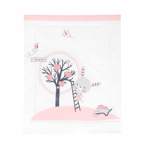 ΒΑΜΒΑΚΕΡΗ ΚΟΥΒΕΡΤΑ KIKKA BOO QUILTED COTTON RANFORCE 90/110cm PINK BUNNY 31103010045