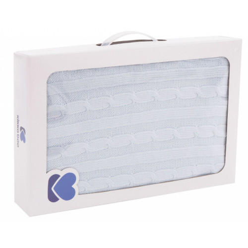 ΠΛΕΚΤΗ ΚΟΥΒΕΡΤΑ ΑΓΚΑΛΙΑΣ KIKKA BOO LIGHT BLUE 31103010037