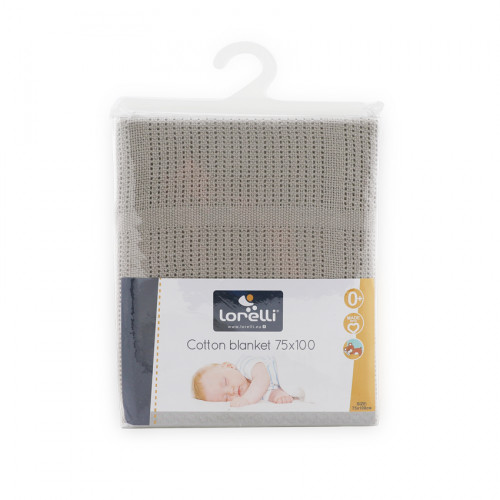 ΒΡΕΦΙΚΗ ΒΑΜΒΑΚΕΡΗ ΚΟΥΒΕΡΤΑ LORELLI 75/100 GREY 10340111903