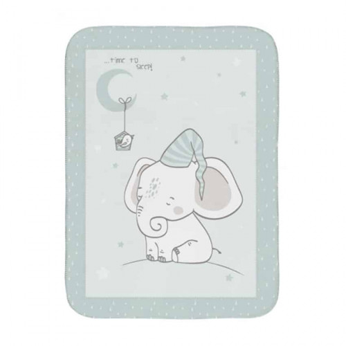 KIKKA BOO ΒΡΕΦΙΚΗ ΚΟΥΒΕΡΤΑ SUPER SOFT 110/140CM ELEPHANT TIME 31103020130