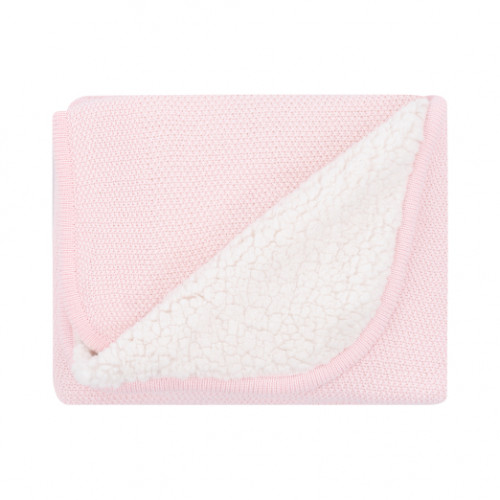 KIKKA BOO ΒΡΕΦΙΚΗ ΚΟΥΒΕΡΤΑ ΔΙΠΛΗΣ ΟΨΗΣ SHERPA COTTON 75x100 DREAM BIG PINK 31103010046