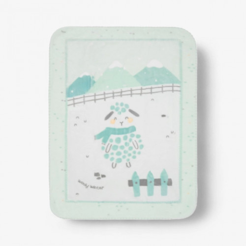KIKKA BOO ΒΡΕΦΙΚΗ ΚΟΥΒΕΡΤΑ SUPER SOFT 110/140CM SLEEPY SHEEP 31103020146
