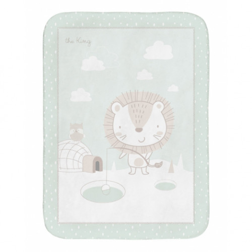 KIKKA BOO ΒΡΕΦΙΚΗ ΚΟΥΒΕΡΤΑ SUPER SOFT 110/140CM JUNGLE KING 31103020124