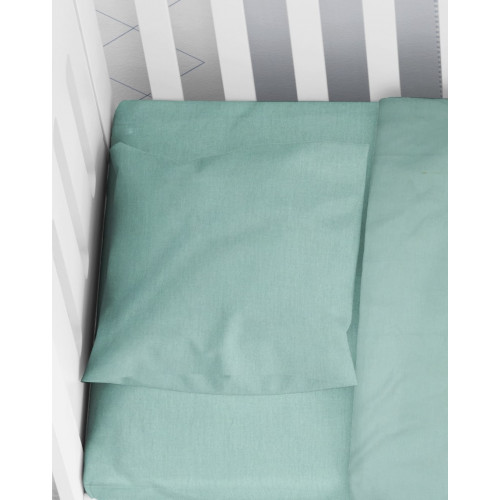 DIMcol ΜΑΞΙΛΑΡΟΘΗΚΗ ΒΡΕΦ Cotton 100% 35Χ45 Solid 497 Aqua 1910817706249701