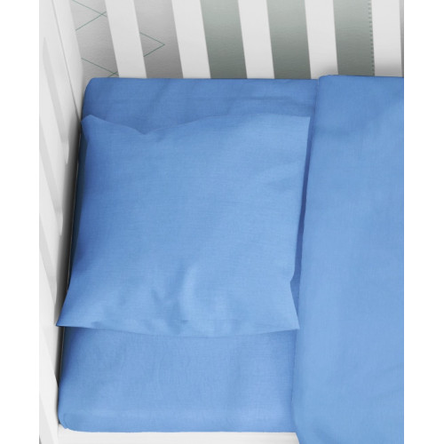 DIMcol ΜΑΞΙΛΑΡΟΘΗΚΗ ΒΡΕΦ Cotton 100% 35Χ45 Solid 498 Sky blue 1910817706249882