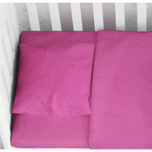 DIMcol ΜΑΞΙΛΑΡΟΘΗΚΗ ΒΡΕΦ Cotton 100% 35Χ45 Solid 499 Fuchsia 1910817706249930