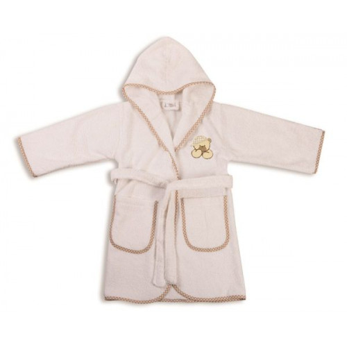 DIMcol ΜΠΟΥΡΝΟΥΖΙ ΒΡΕΦ Cotton 100% SIZE:02 ΑΡΚΟΥΔΟΣ 102 ΛΕΥΚΟ/ΜΠΕΖ 1210910202210252
