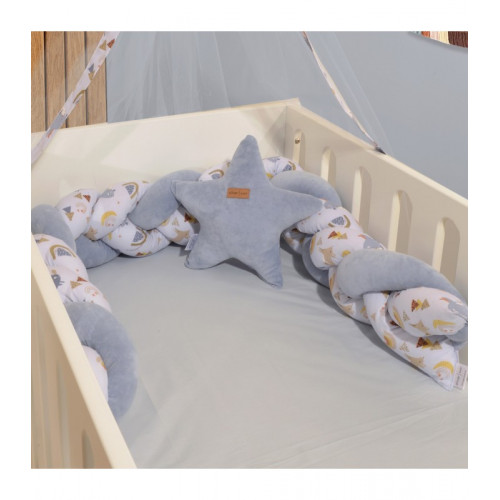 BABY OLIVER ΠΛΕΞΟΥΔΑ ΤΡΙΠΛΗΣ ΠΛΕΞΗΣ DES 411 2 ΕΜΠΡΙΜΕ ΚΑΙ ΒΕΛΟΥΤΕ ΣΙΕΛ 46-6713/411