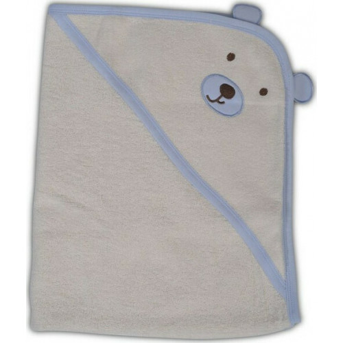 CANGAROO ΜΠΟΥΡΝΟΥΖΟΠΕΤΣΕΤΑ BALOO HOODED TOWEL ΜΠΛΕ 3800146266790
