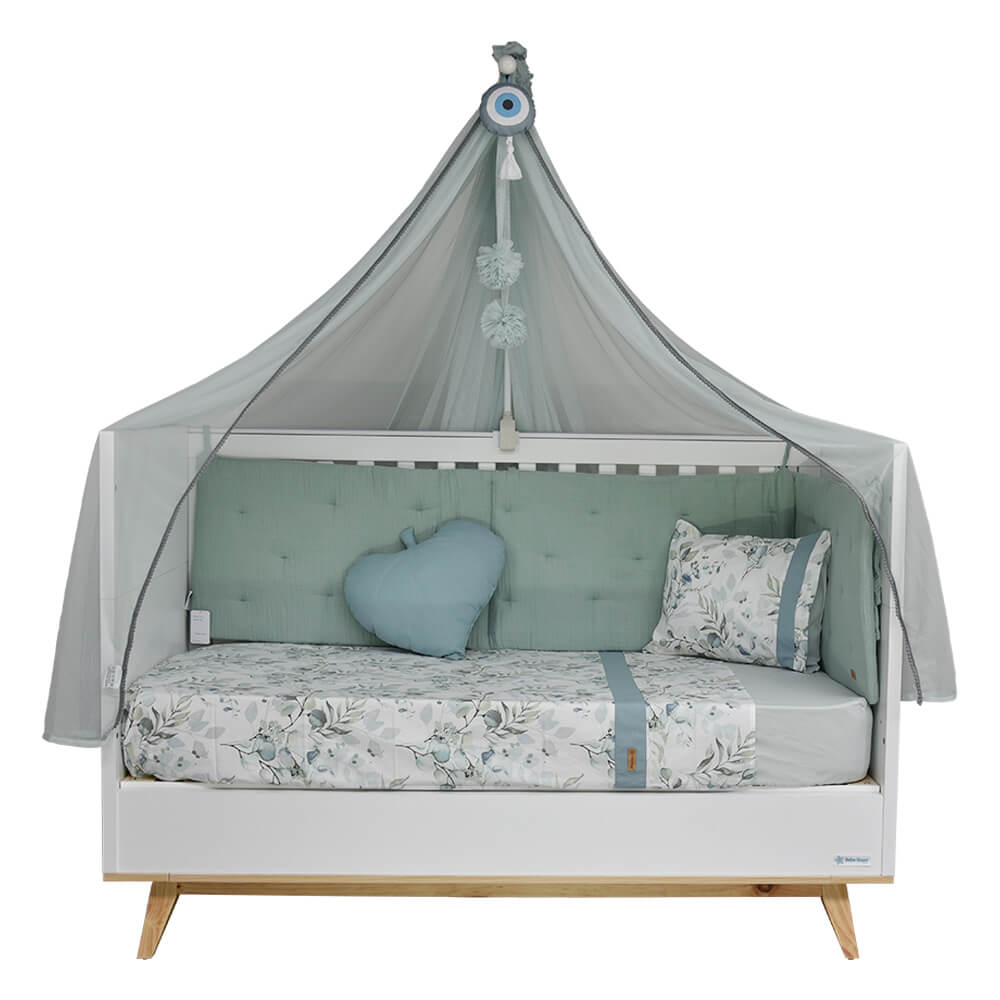 Η φωτογραφία δείχνει Σετ προίκας 9τμχ , αποτελείται από:ΠάνταΠανωσέντονοΚατωσέντονοΚουνουπιέραΒάση κουνουπιέραςΜαξιλαροθήκηΜαξιλάριΔιακοσμητικό μαξιλάριΚρεμαστό μαξιλαράκι ματάκιΔιαστάσεις: Πάντα: 200×40 cmΜαξιλάρι: 38 x 29 x 10 cmΜαξιλαροθήκη: 45 x 35 cmΠανωσέντονο: 160 x 110 cmΚατωσέντονο: 140+20+