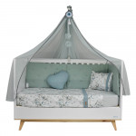 Η φωτογραφία δείχνει Σετ προίκας 9τμχ , αποτελείται από:ΠάνταΠανωσέντονοΚατωσέντονοΚουνουπιέραΒάση κουνουπιέραςΜαξιλαροθήκηΜαξιλάριΔιακοσμητικό μαξιλάριΚρεμαστό μαξιλαράκι ματάκιΔιαστάσεις: Πάντα: 200×40 cmΜαξιλάρι: 38 x 29 x 10 cmΜαξιλαροθήκη: 45 x 35 cmΠανωσέντονο: 160 x 110 cmΚατωσέντονο: 140+20+