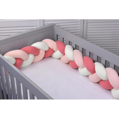 ΠΑΝΤΑ ΠΛΕΞΟΥΔΑ BABY OLIVER 200Χ18 ΖΕΡΣΕΥ ΤΡΙΠΛΗ ΕΚΡΟΥ-ΡΟΖ-ΚΟΡΑΛΙ 46-6713/769