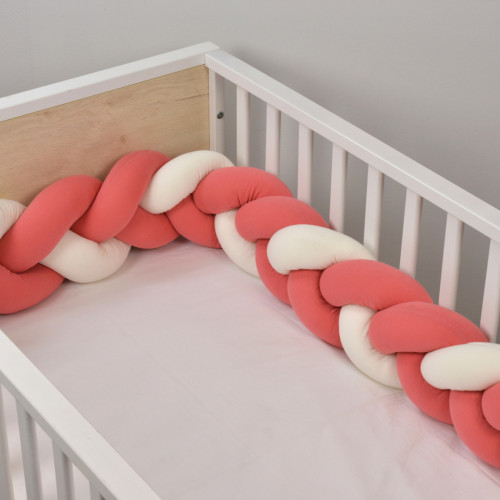 ΠΑΝΤΑ ΠΛΕΞΟΥΔΑ BABY OLIVER 200Χ18 ΖΕΡΣΕΥ ΕΚΡΟΥ-ΚΟΡΑΛΙ 46-6713/799