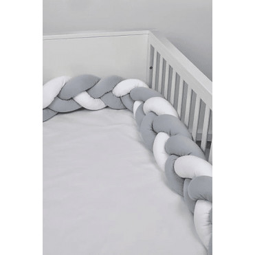 ΠΑΝΤΑ ΠΛΕΞΟΥΔΑ BABY OLIVER 200Χ18 ΛΕΥΚΟ - ΓΚΡΙ 46-6713/150