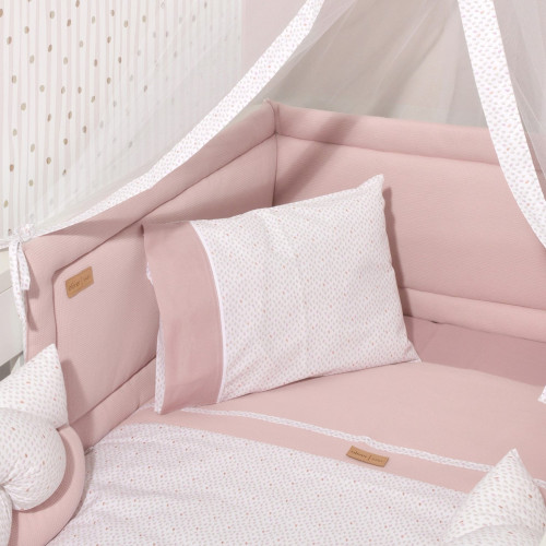 BABY OLIVER DES.402 ΠΑΝΤΑ ΔΙΠΛΗΣ ΟΨΗΣ 34X210CM ΡΟΖ 46-6702/402