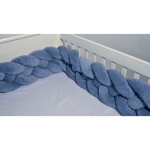 BABY OLIVER DES 9280 ΠΛΕΞΟΥΔΑ ΒΕΛΟΥΤΕ 24x200CM ΑΝΑΓΛΥΦΗ ΜΠΛΕ ΤΕΤΡΑΠΛΗ 46-6714-4/9280