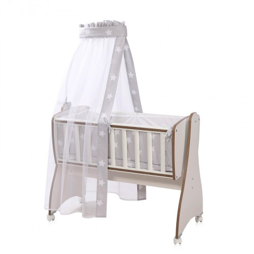 ΣΕΤ ΠΡΟΙΚΑΣ 7 ΤΕΜ ΓΙΑ ΛΙΚΝΟ FIRST DREAMS RANFORCE GREY STARS 20051163501