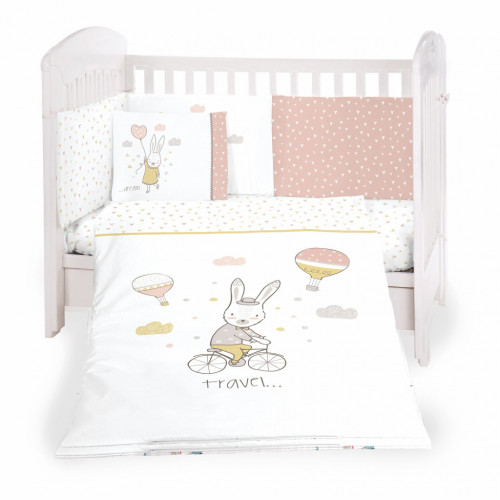 KIKKA BOO ΣΕΤ ΠΡΟΙΚΑΣ ΜΩΡΟΥ 6 ΤΕΜ 70/140CM RABBITS IN LOVE 41101060077