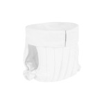 Η φωτογραφία δείχνει Μαλακή και απαλή επαναχρησιμοποιήσιμη σφήνα για βρεφικές πάνεςΚατασκευασμένο από υλικά κορυφαίας ποιότητας - εξωτερική πλευρά με αδιάβροχη στρώση TPU, γέμιση από μαλακή και καλά απορροφητική βάτα από πολυεστέρα, επένδυση από βαμβακερό ζέρσεϊ που αναπνέειΚλείσιμο με Velcro για κα