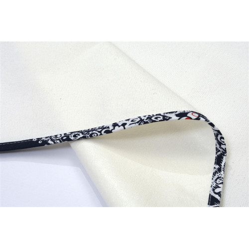 DIMcol Σελτεδάκι Αδιάβροχο bebe 154 Λαχούρ 50X80 Λευκό/Navy Blue Cotton 100% 31120404011