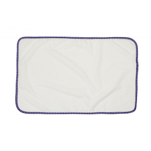 DIMcol Σελτεδάκι Αδιάβροχο bebe 133 Πουά 67X90 Λευκό/Μωβ Cotton 100% 31120405003