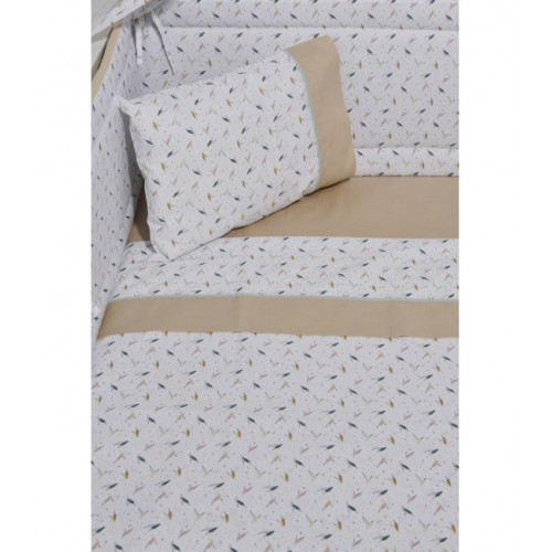 BABY OLIVER DES.404 ΣΕΝΤΟΝΙΑ ΚΟΥΝΙΑΣ ΣΕΤ 3Τ 110X170CM ΜΠΕΖ 46-6706/404