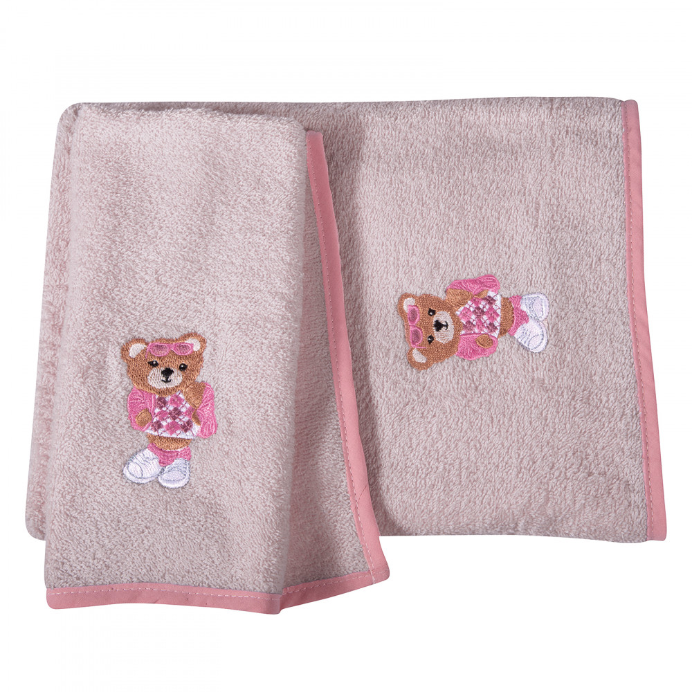 Σετ πετσέτες μονόχρωμες Greenwich Polo Club με κέντημα της σειράς Essential.