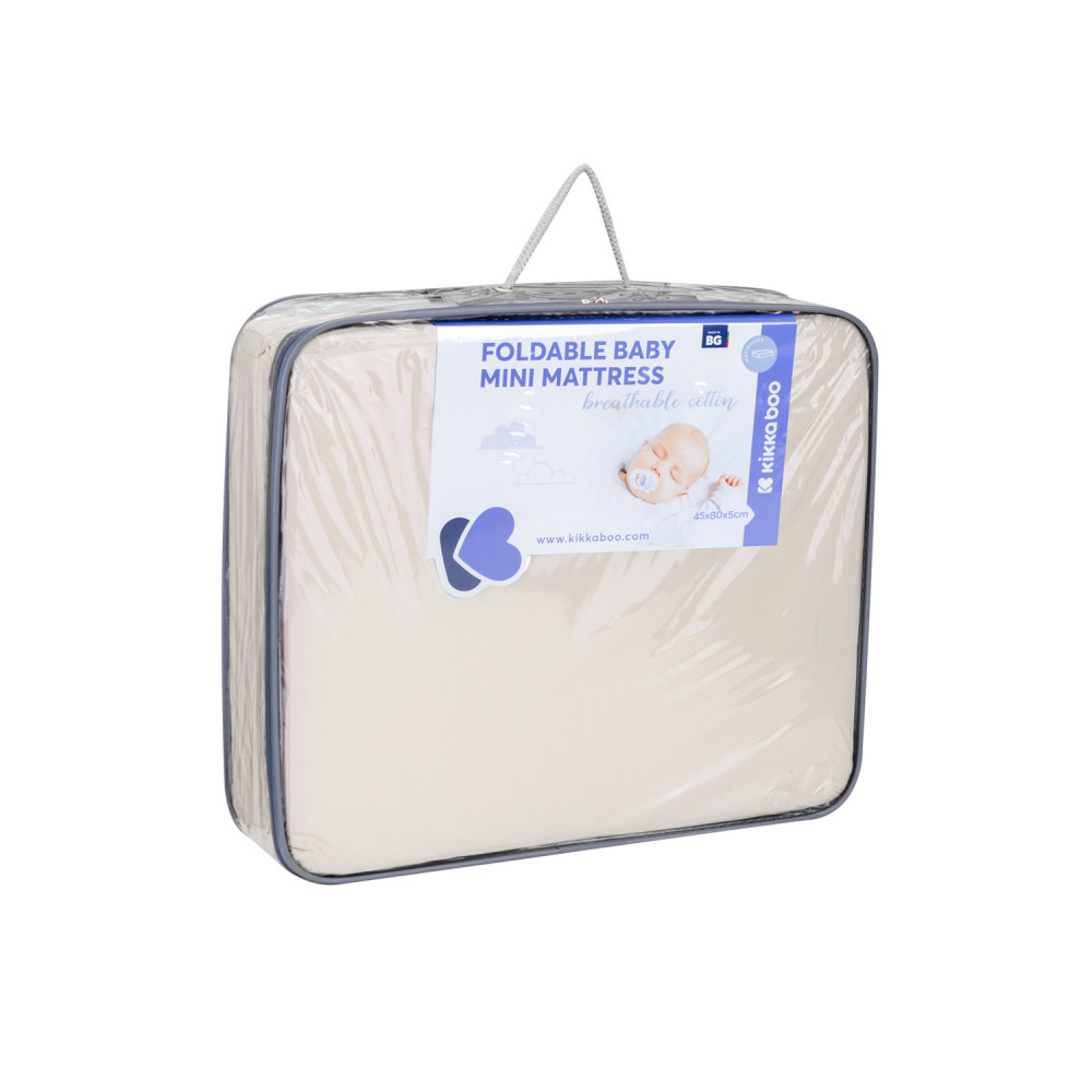 KIKKA BOO ΑΝΑΔΙΠΛΟΥΜΕΝΟ ΜΙΝΙ ΣΤΡΩΜΑ 45x80x5cm DREAM BIG BEIGE.