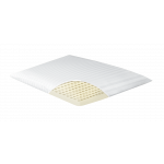 Η φωτογραφία δείχνει Latex baby μαξιλάριΑπό εξαιρετικής ποιότητας latex, διασφαλίζει την απόλυτη άνεση αφού παρέχει μεγάλη ελαστικότητα, άριστη επαναφορά και ανθεκτικότητα.