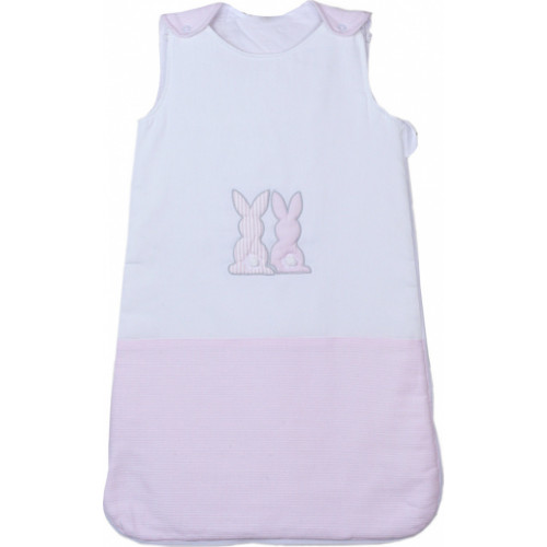 ΑΜΑΝΙΚΟΣ ΥΠΝΟΣΑΚΟΣ BABY OLIVER 70CM DES 357 BUNNY PINK 46-6770/357