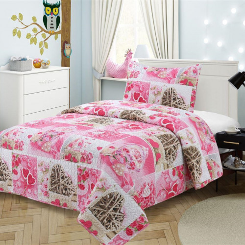 DIMCOL ΚΟΥΒΕΡΛΙ ΣΕΤ 2 ΤΕΜ KIDS ΕΜΠΡΙΜΕ 418 160X220 100% MICROFIBER 32412906008