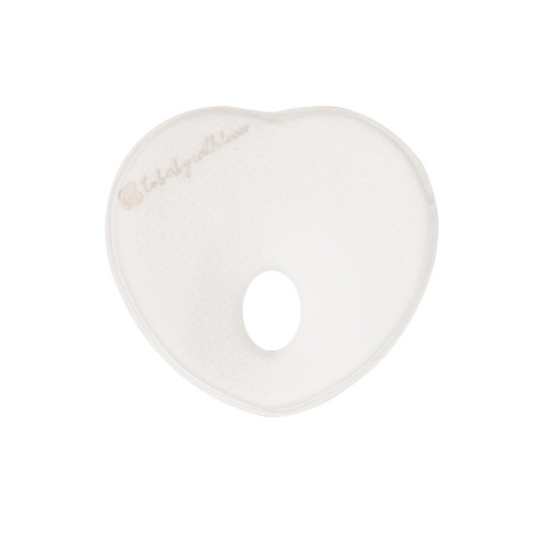 KIKKA BOO ΕΡΓΟΝΟΜΙΚΟ ΜΑΞΙΛΑΡΙ MEMORY FOAM HEART AIRKNIT WHITE 31106010128