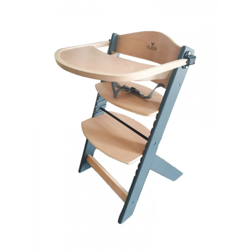 CANGAROO MONI ΚΑΡΕΚΛΑΚΙ ΦΑΓΗΤΟΥ ΞΥΛΙΝΟ 2 ΣΕ 1 NUTTLE GREY 3801005150960  - (ΔΩΡΟ AΞΙΑΣ €6 ΜΠΩΛ ΦΑΓΗΤΟΥ)