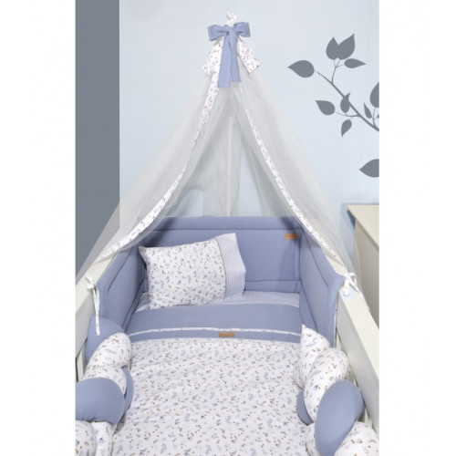 BABY OLIVER DES.401 ΠΑΠΛΩΜΑ & ΠΑΠΛΩΜΑΤΟΘΗΚΗ 100X140CM ΜΠΛΕ 46-6700/401