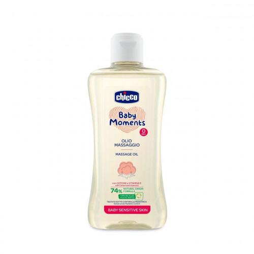 CHICCO ΛΑΔΙ ΓΙΑ ΜΑΣΑΖ SENSITIVE NEW BABY MOMENTS 200ML L60-10242-00