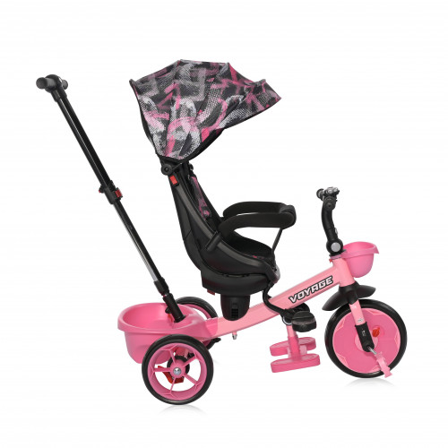 ΤΡΙΚΥΚΛΟ ΠΟΔΗΛΑΤΟ EVA WHEELS LORELLI VOYAGE PINK GRUNGE 10050640002 - (ΔΩΡΟ AΞΙΑΣ €5 LED ΦΩΣ ΝΥΧΤΑΣ)