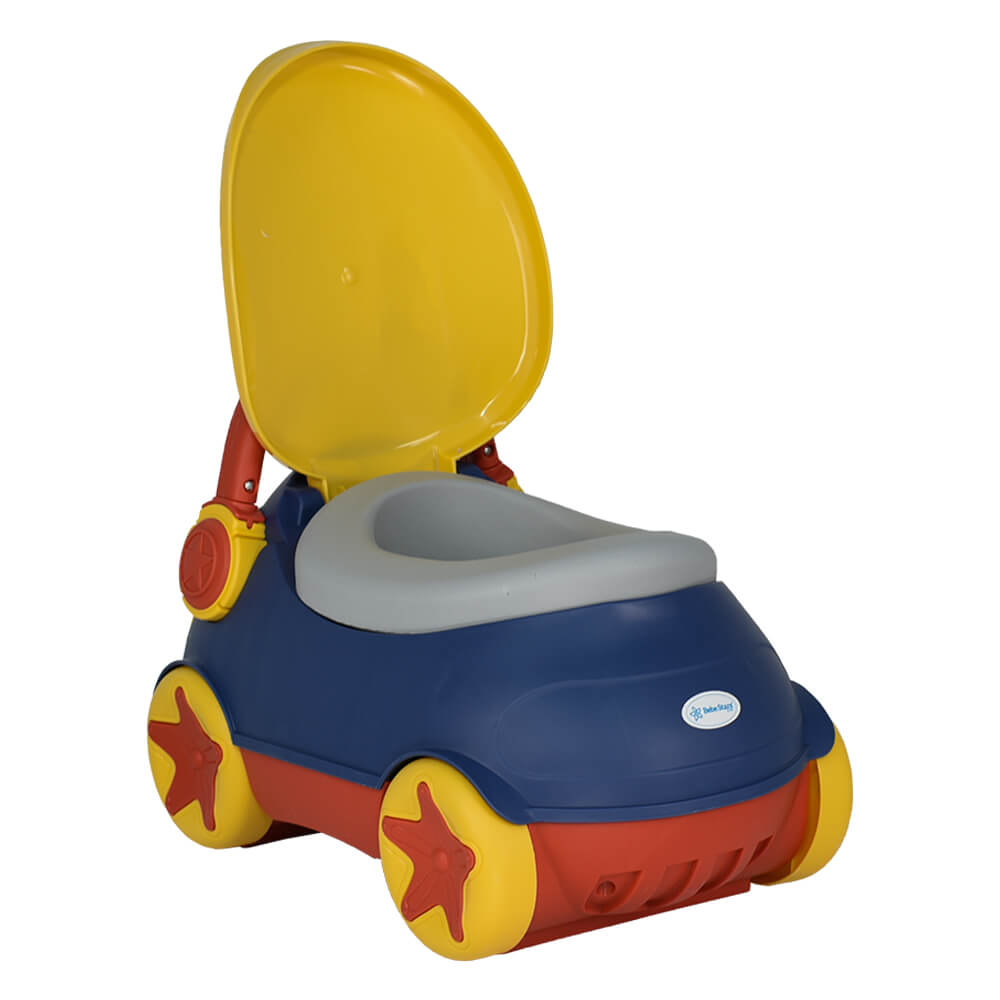 Η φωτογραφία δείχνει Το νέο παιδικό γιο-γιο Car της Bebe Stars βοηθάει στην εκπαίδευση του παιδιού σας για την μετάβαση από την πάνα, στη χρήση της τουαλέτας με ένα μοναδικό και διασκεδαστικό τρόπο.