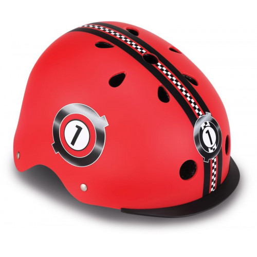 Globber Κράνος Elite Lights XS/S (48-53cm) New Red Racing 507-102