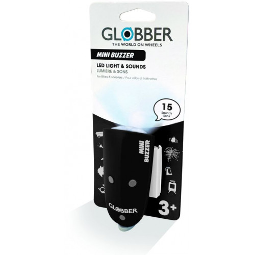 GLOBBER MINI BUZZER BLACK ΚΟΡΝΑ - ΦΩΣ 530-120