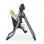 Το πολυλειτουργικό μοντέλο Nirvana 2in1 μετατρέπεται εύκολα από παιδική κούνια σε παιδικό καρεκλάκι φαγητού.