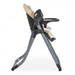 Το πολυλειτουργικό μοντέλο Nirvana 2in1 μετατρέπεται εύκολα από παιδική κούνια σε παιδικό καρεκλάκι φαγητού.