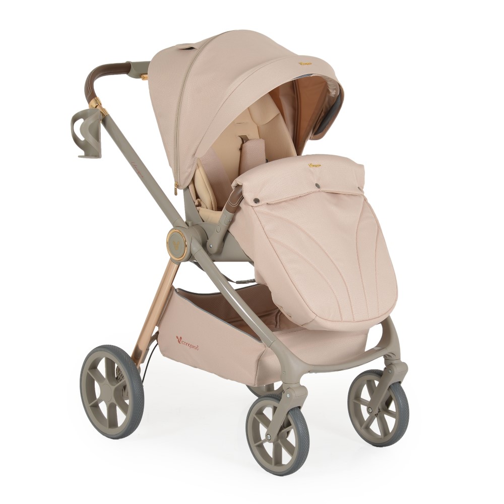 Η φωτογραφία δείχνει Πολυλειτουργικό καρότσι μωρού, κατάλληλο από τη γέννηση έως 22 κιλά.