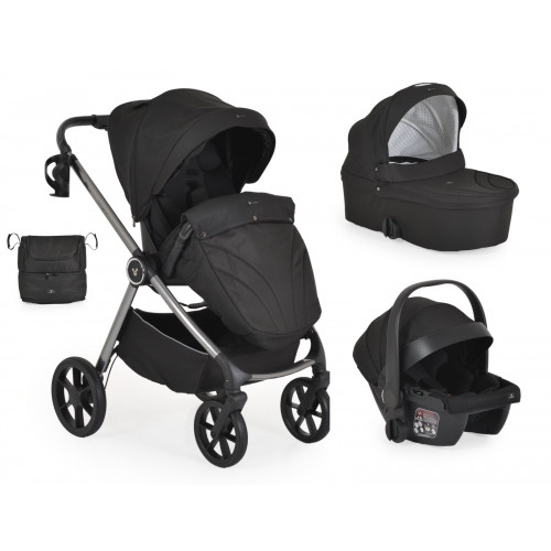 CANGAROO ΠΟΛΥΚΑΡΟΤΣΙ 3 ΣΕ 1 ΜΕ ΚΑΛΑΘΟΥΝΑ ΚΑΙ ΚΑΘΙΣΜΑ ΑΥΤΟΚΙΝΗΤΟΥ UNIQUE CARBON BLACK 3800146236847