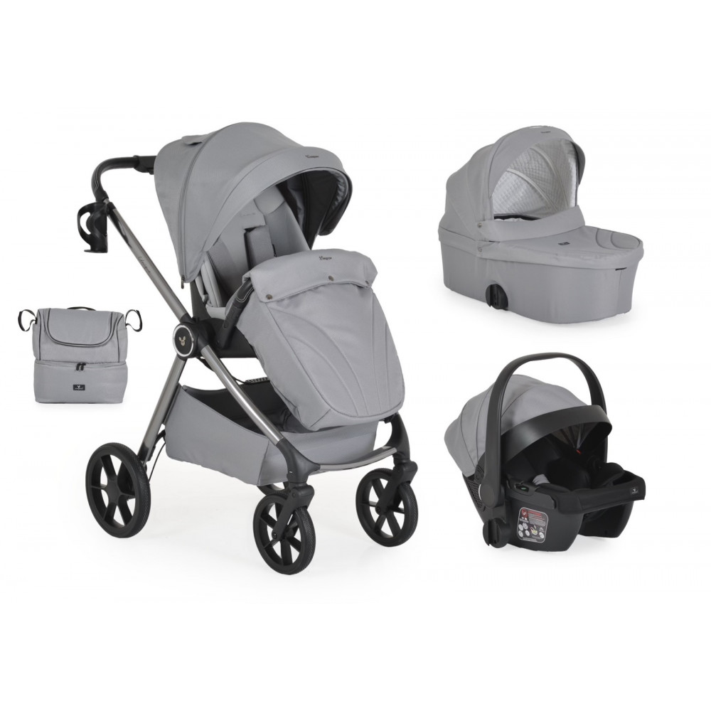 Η φωτογραφία δείχνει Πολυλειτουργικό καρότσι μωρού, κατάλληλο από τη γέννηση έως 22 κιλά.