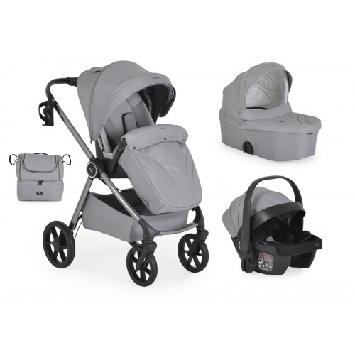 CANGAROO ΠΟΛΥΚΑΡΟΤΣΙ 3 ΣΕ 1 ΜΕ ΚΑΛΑΘΟΥΝΑ ΚΑΙ ΚΑΘΙΣΜΑ ΑΥΤΟΚΙΝΗΤΟΥ UNIQUE SILVER CLOUD 3800146236878