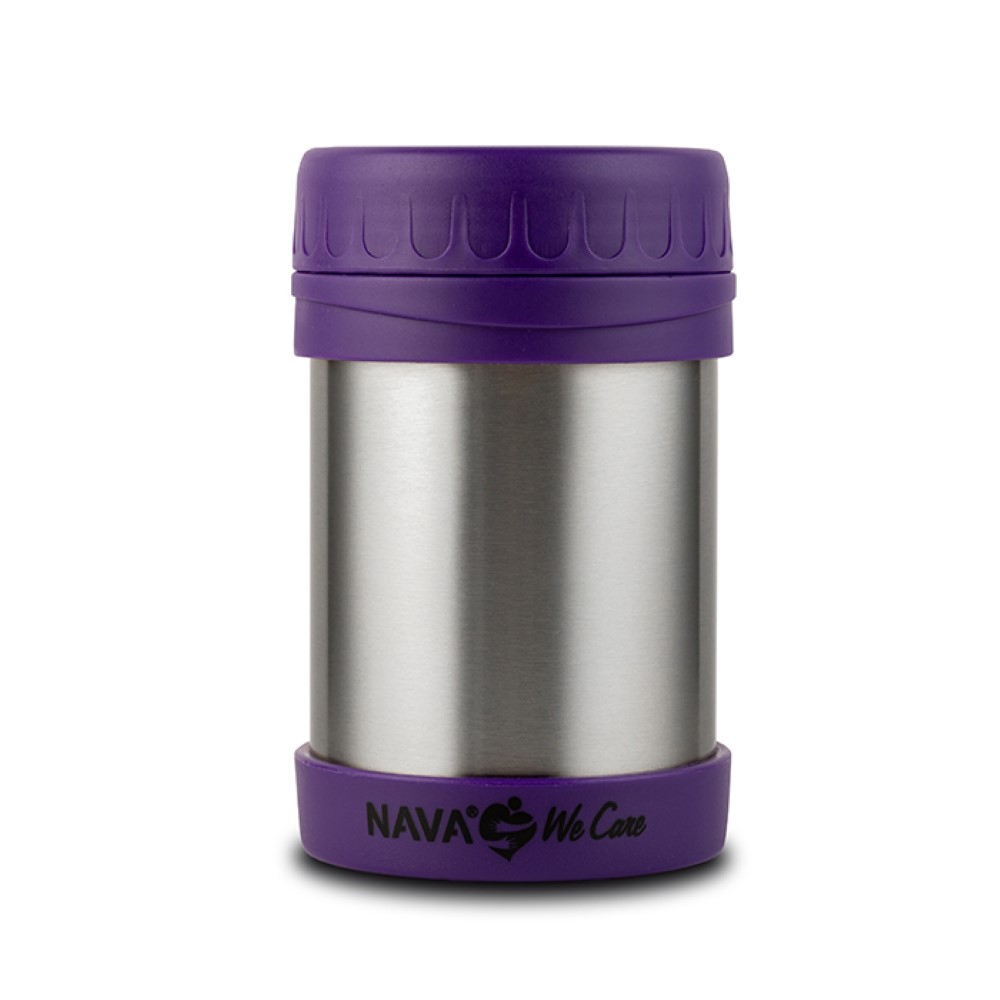 Η φωτογραφία δείχνει Με το ανοξείδωτο δοχείο φαγητού-θερμός ‘’We Care’’ της Nava, σε υπέροχο χρώμα, μπορείτε να απολαμβάνετε το φαγητό ή το σνακ σας, όπου κι αν βρίσκεστε.